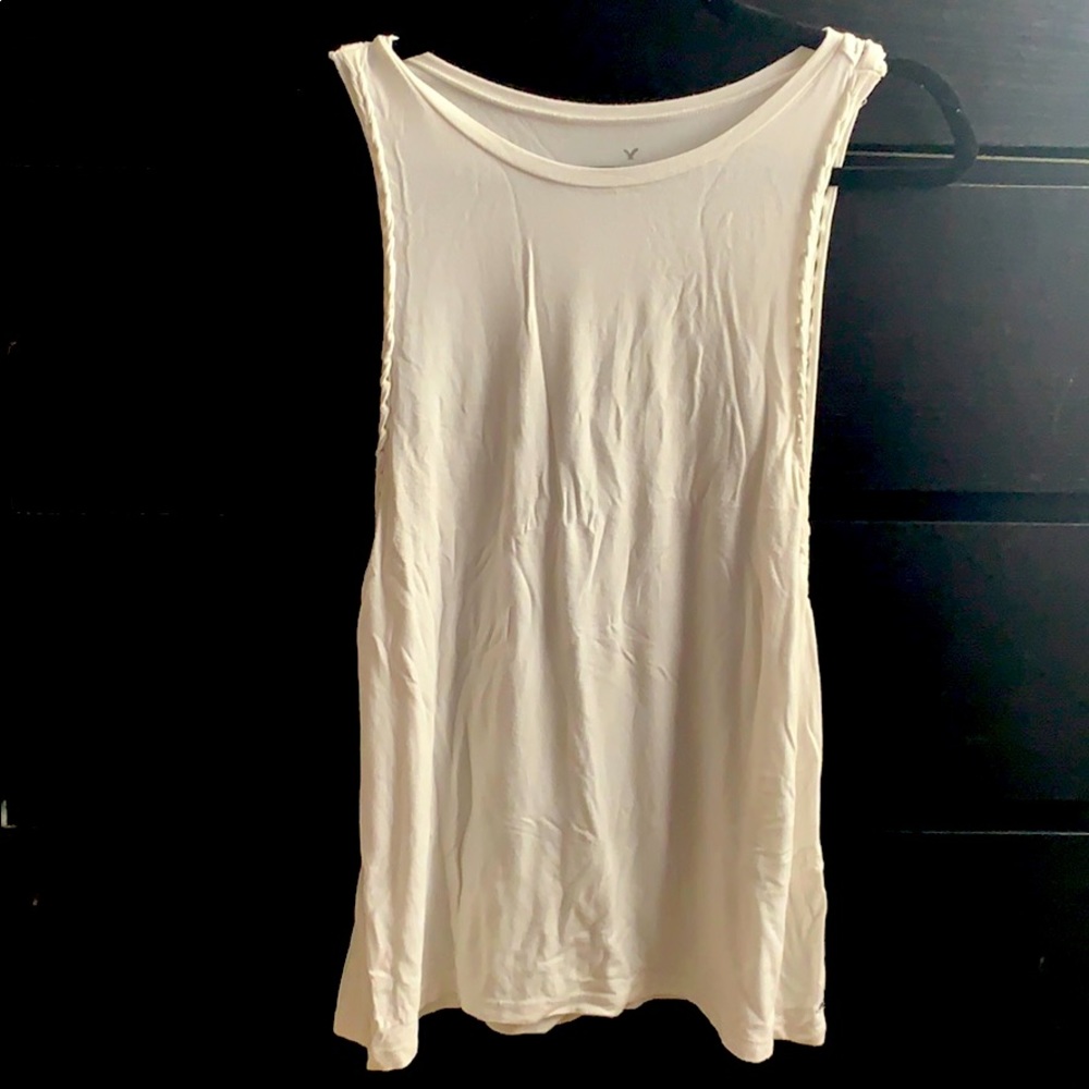 American Eagle Braided Sleeve Tank